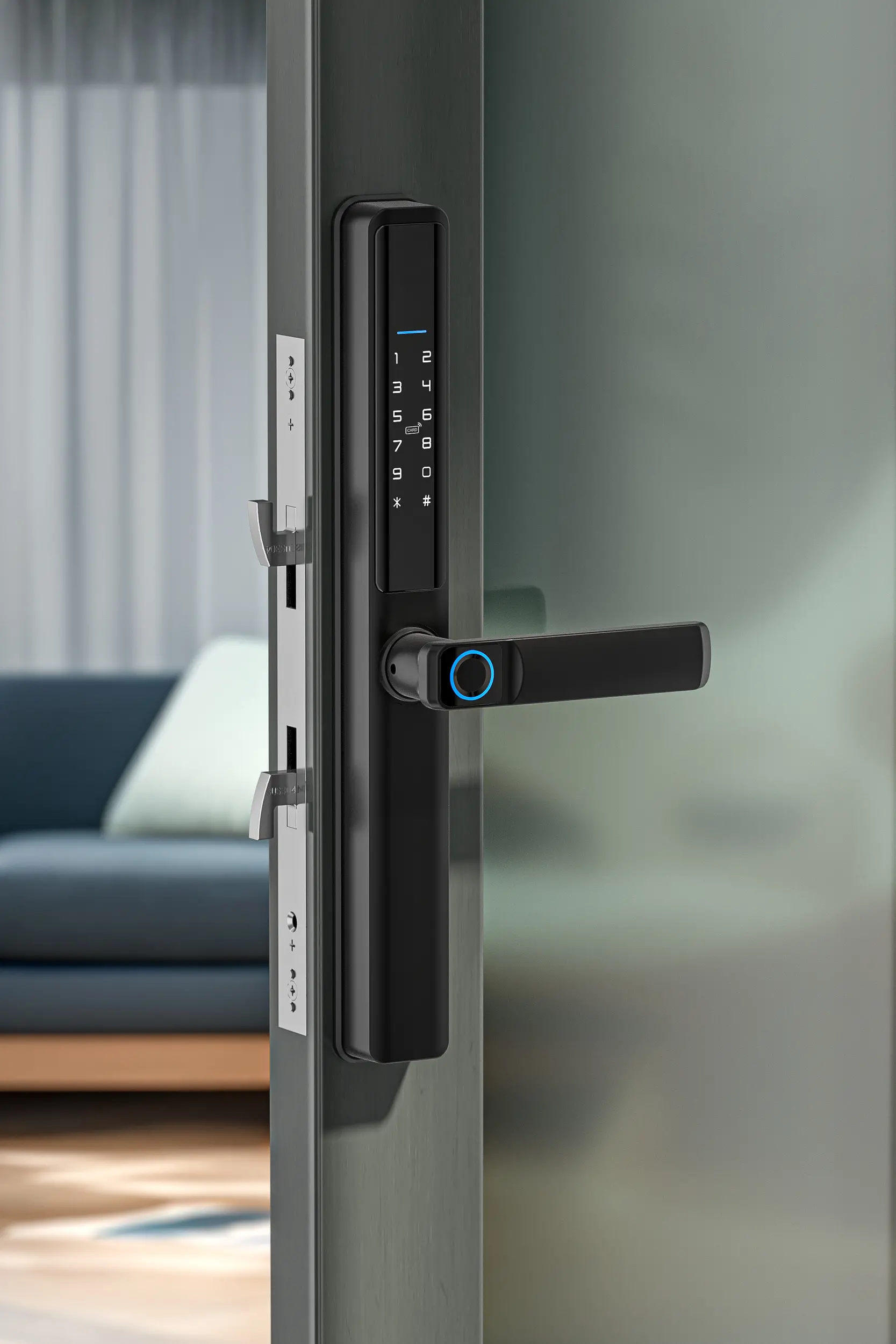 Încuietoare inteligentă F5 Culoare Negru – imaginea 3