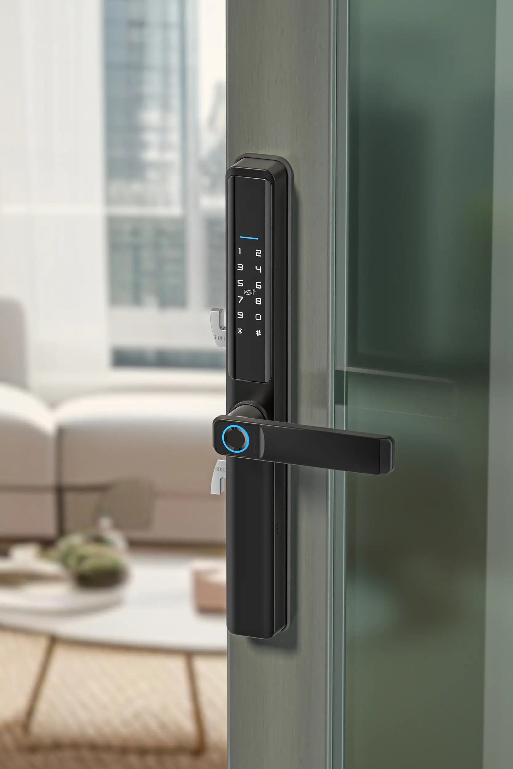 Încuietoare inteligentă F5 Culoare Negru – imaginea 4
