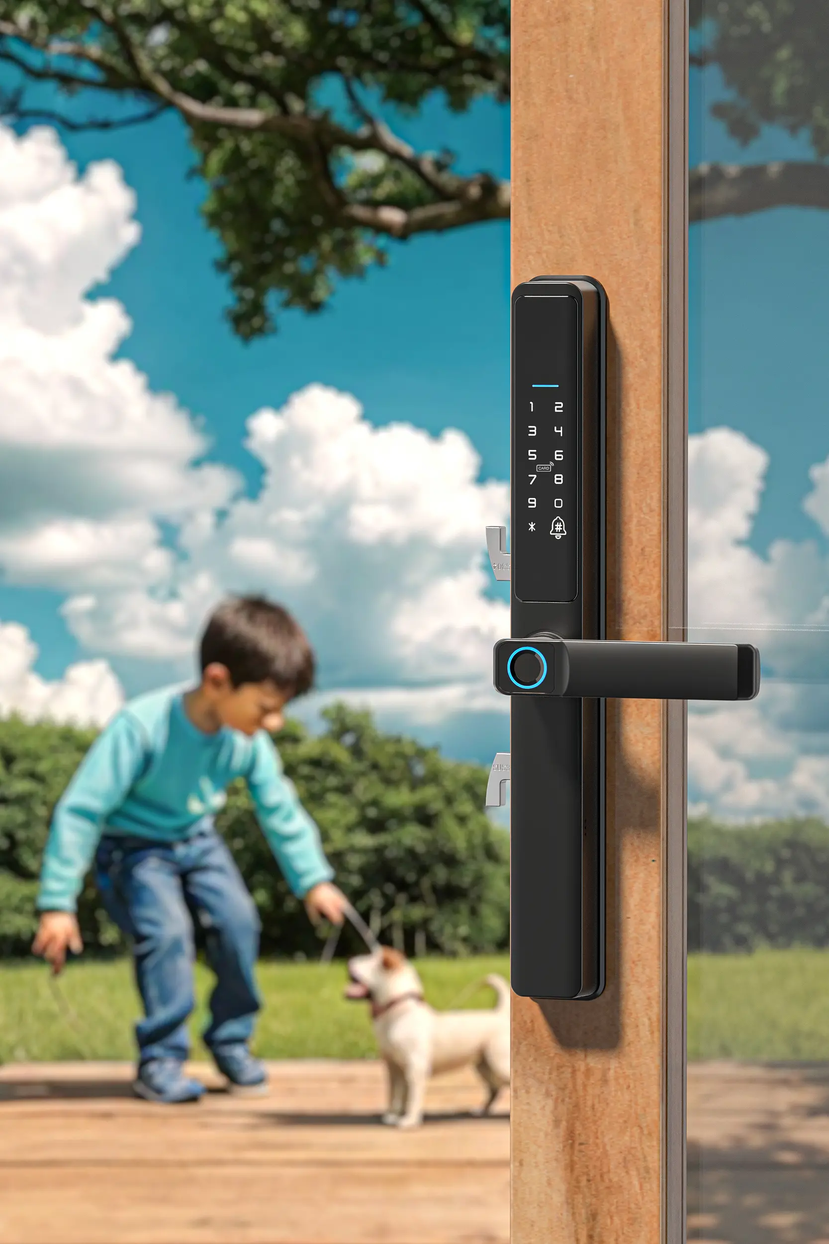 Încuietoare inteligentă F5 Culoare Negru – imaginea 5