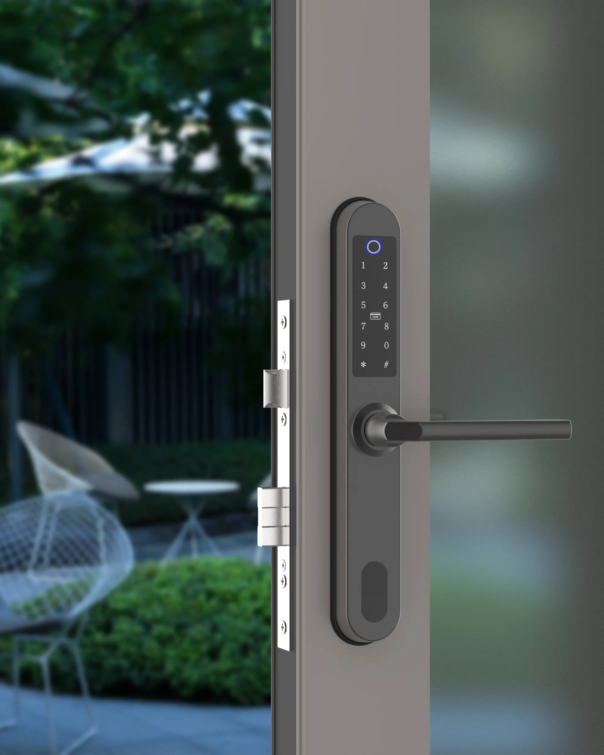 Încuietoare inteligentă FM-63 Culoare Negru – imaginea 2