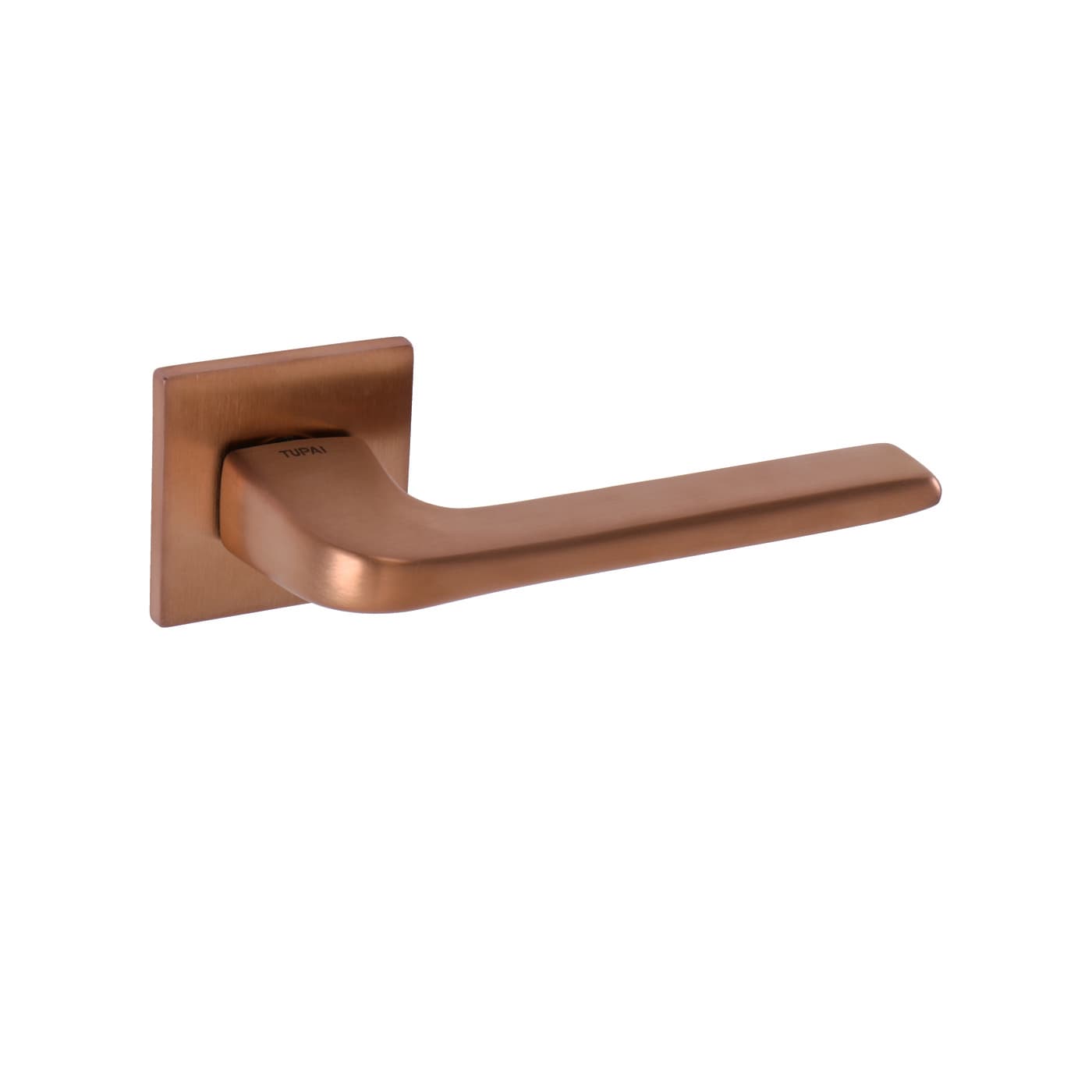 Mâner Tupai DARA 5SQ Finisaj Bronz Mat, Rozeta Pătrată, WC