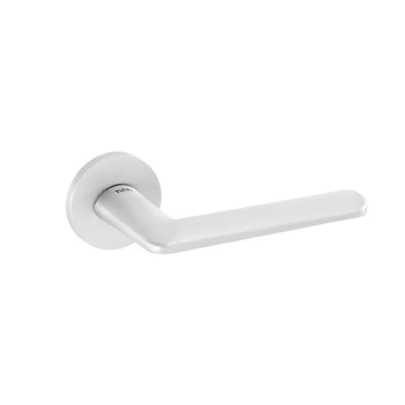 Mâner Tupai ELIPTICA 5S Finisaj Alb Mat, Rozeta Rotundă, WC