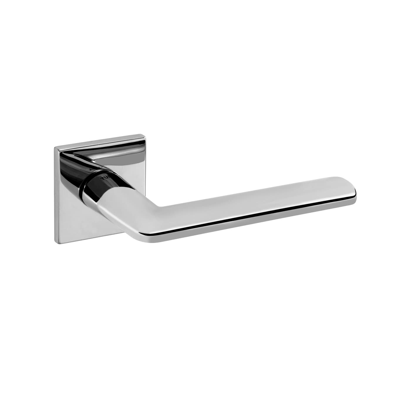 Mâner Tupai ELIPTICA 5SQ Finisaj Cromat, Rozeta Rotundă, cu gaură cheie